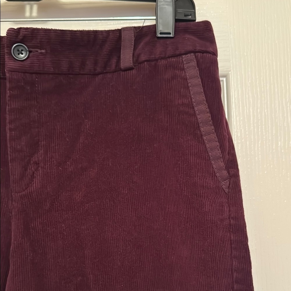Burgundy Corduroy Pants